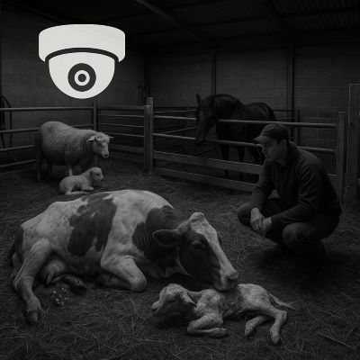 Caméra surveillance vêlage agnelage - Système de monitoring pour éleveurs