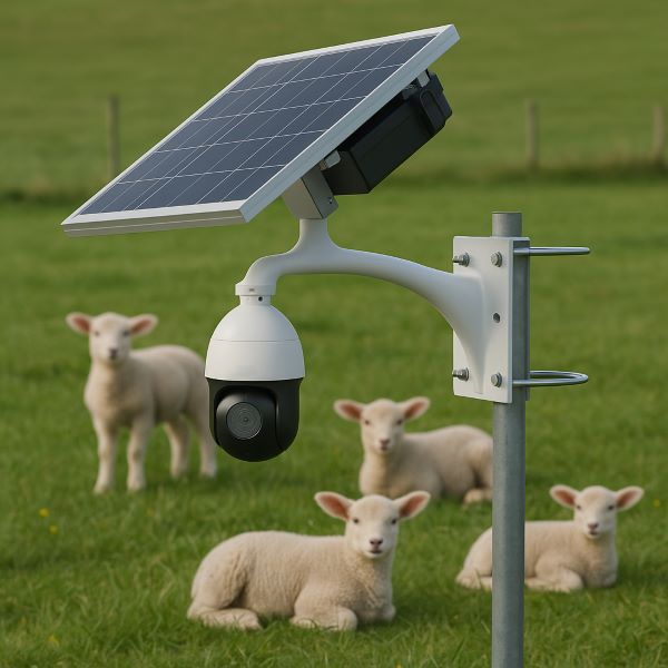 Surveillance autonome site isolé - Caméra 4G solaire parcelles agricoles